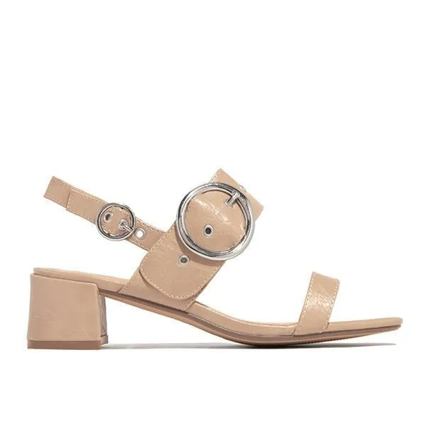 Amozae Around-The-Ankle Adjustable Buckle Closure Sandals