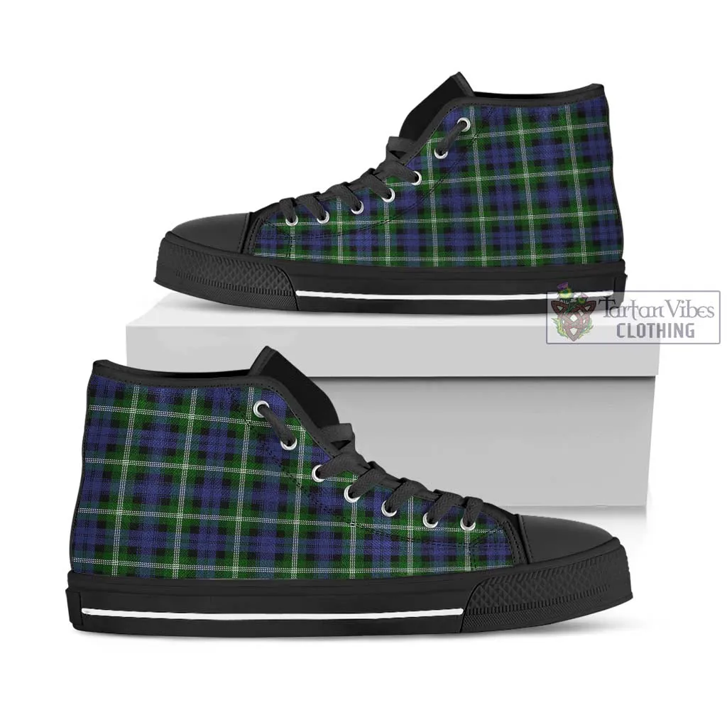 Baillie of Polkemmet Tartan High Top Shoes