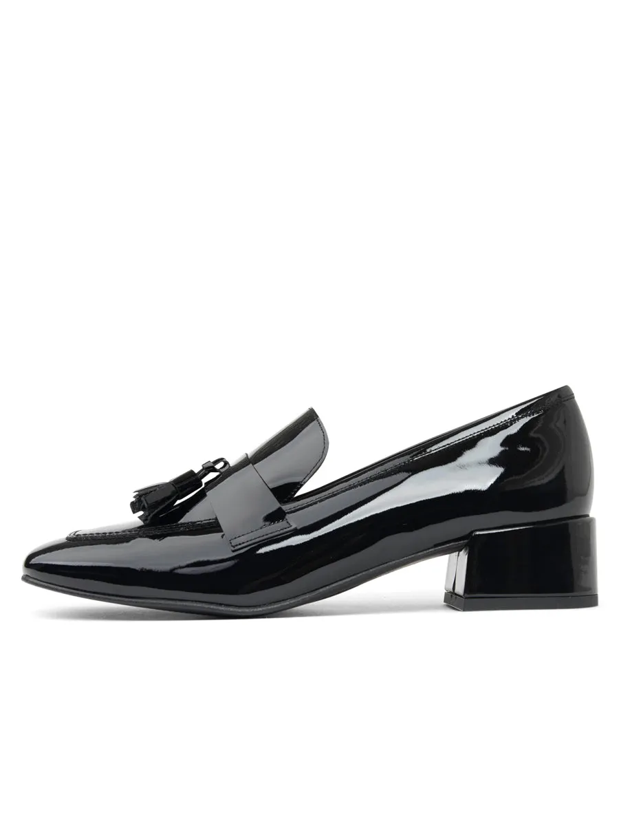 Beckham Block Heel Tassel Loafer