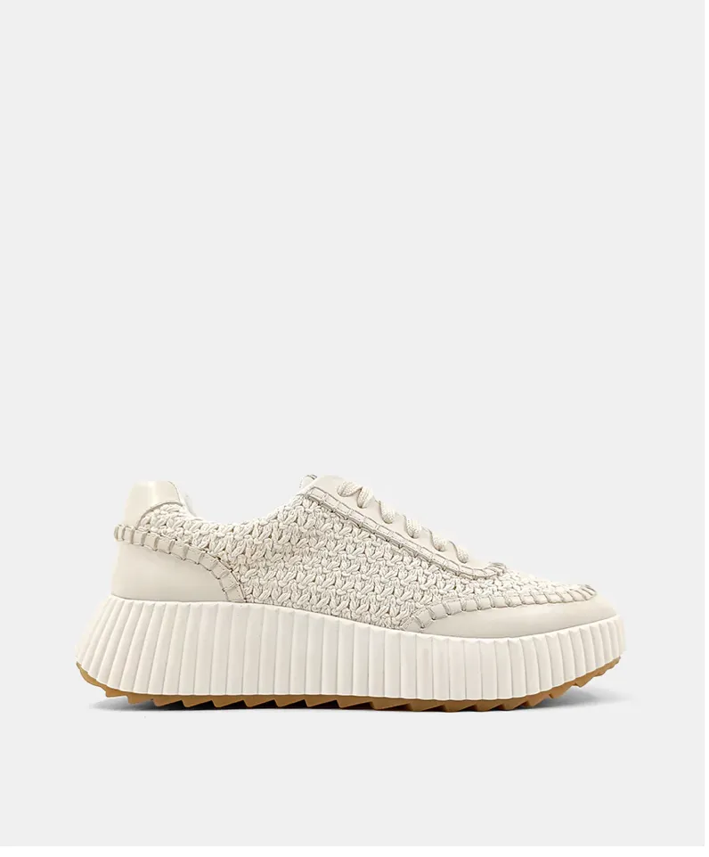 Beige Dolen Woven Sneakers