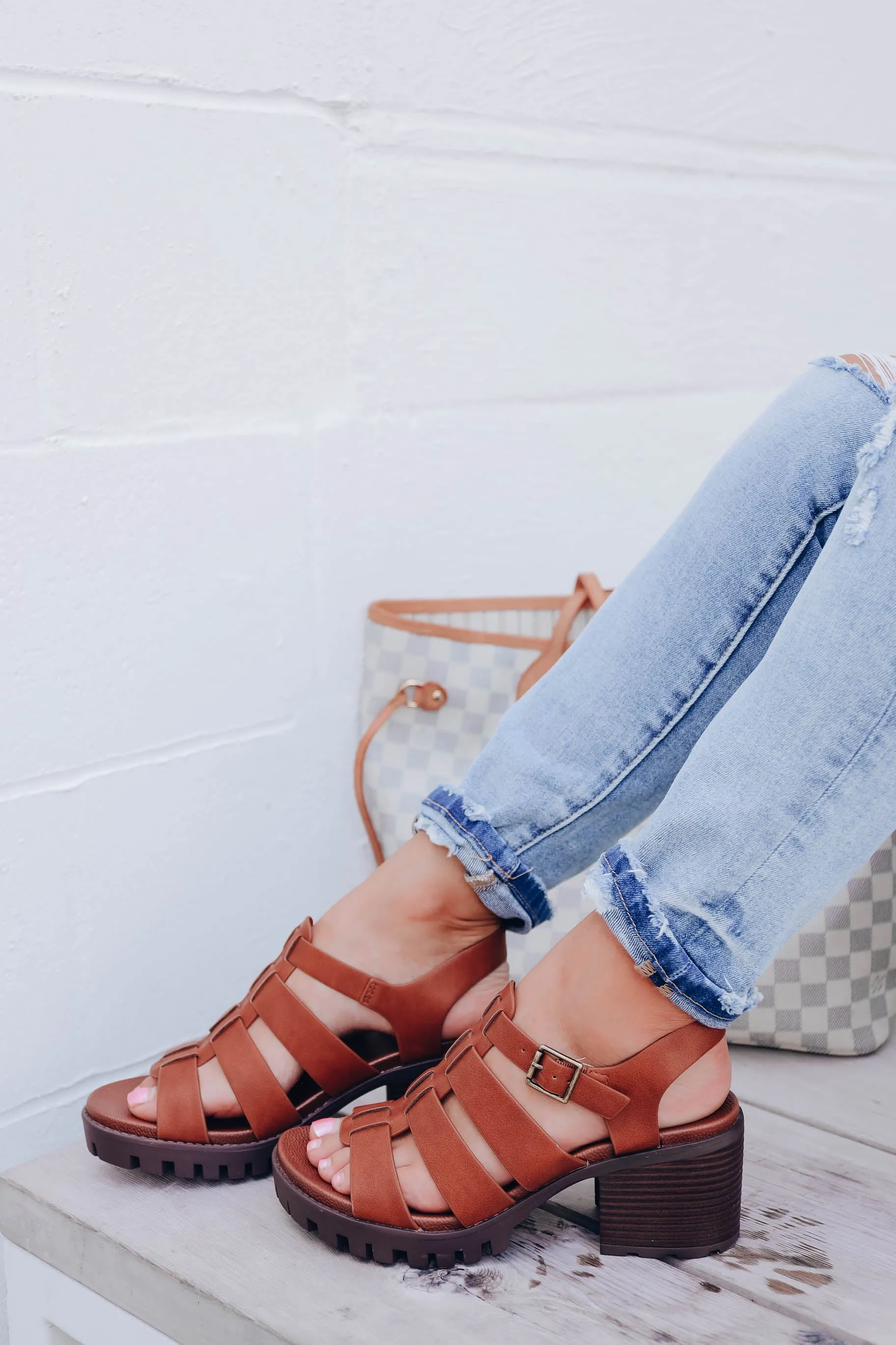 Bergen Chunky Gladiator Sandal - Tan