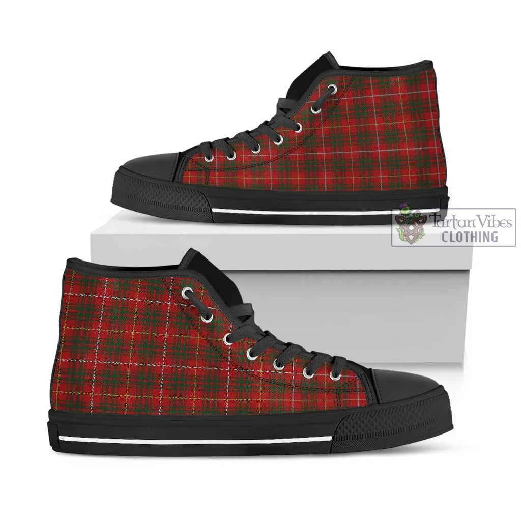 Bruce Tartan High Top Shoes