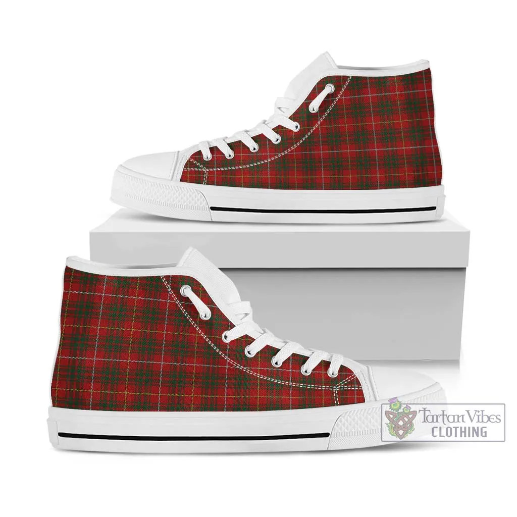 Bruce Tartan High Top Shoes