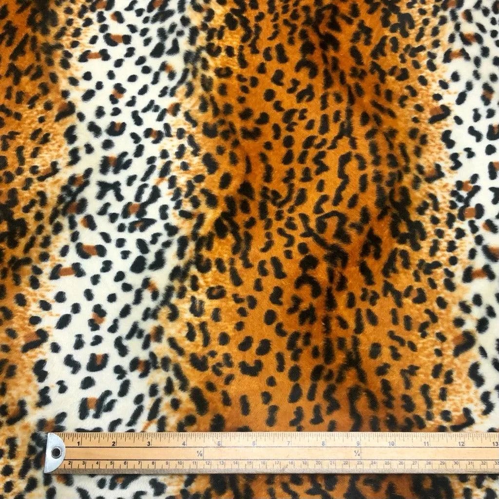 Cheetah Print Velboa Fabric