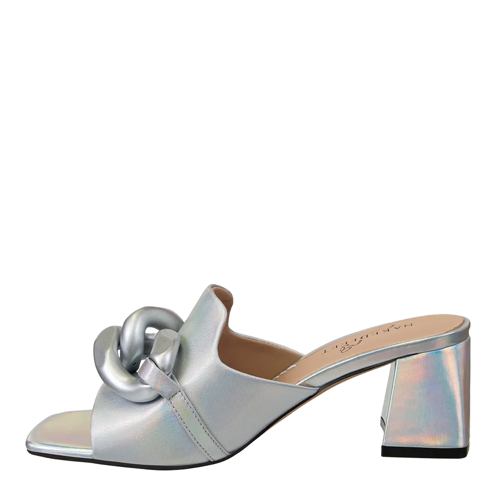 COTERIE in SILVER Heeled Sandals