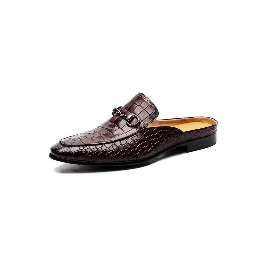 CrocLuxe Exotic Leather Slip-on Dress Shoes