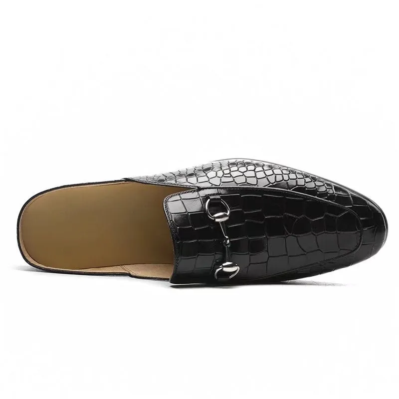 CrocLuxe Exotic Leather Slip-on Dress Shoes