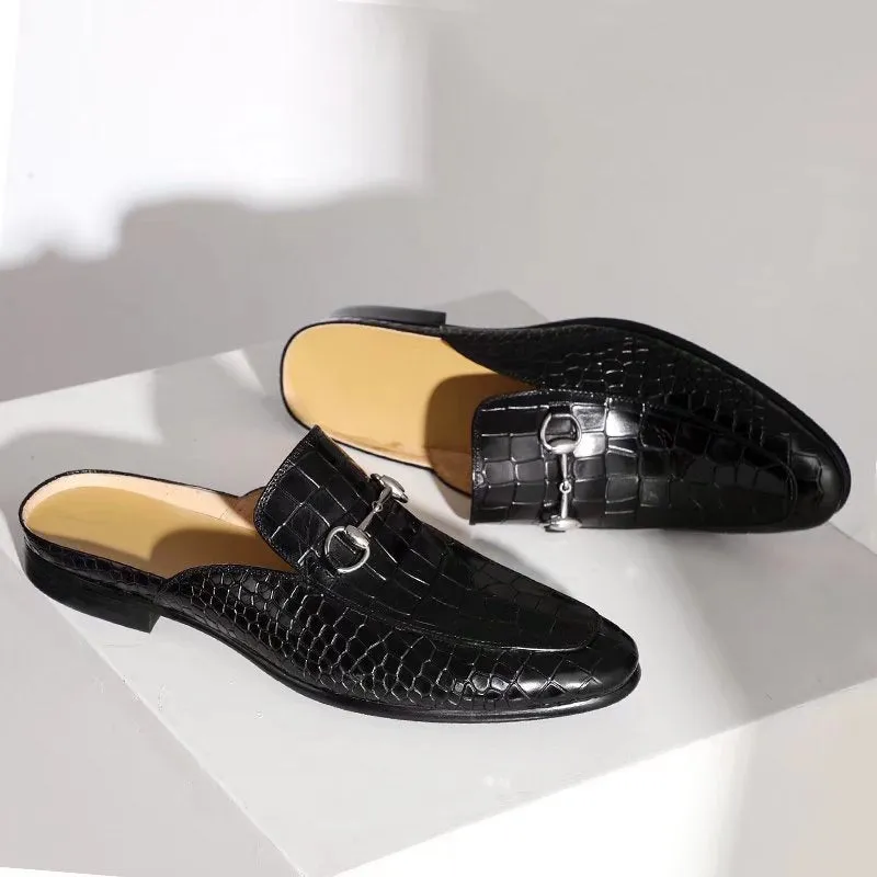 CrocLuxe Exotic Leather Slip-on Dress Shoes