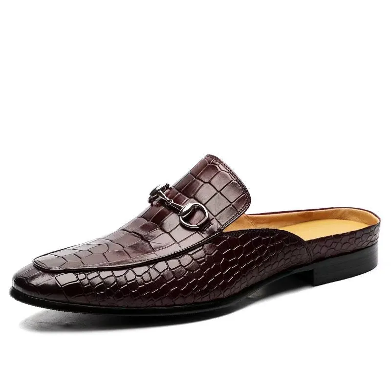 CrocLuxe Exotic Leather Slip-on Dress Shoes