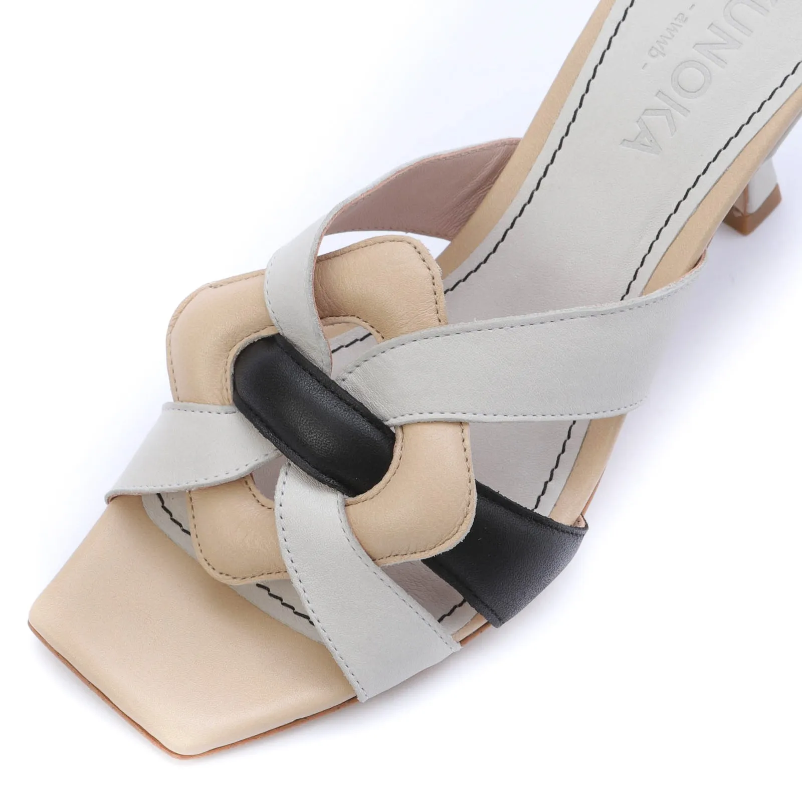 CYNTHIA high heel sandal - multi latte