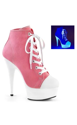 DELIGHT-600SK-02 Pink Converse Platform Heels