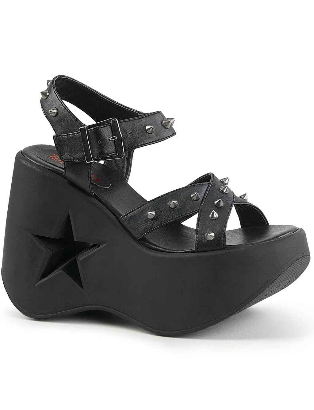 DEMONIA DYNAMITE 02 PLATFORM SANDALS