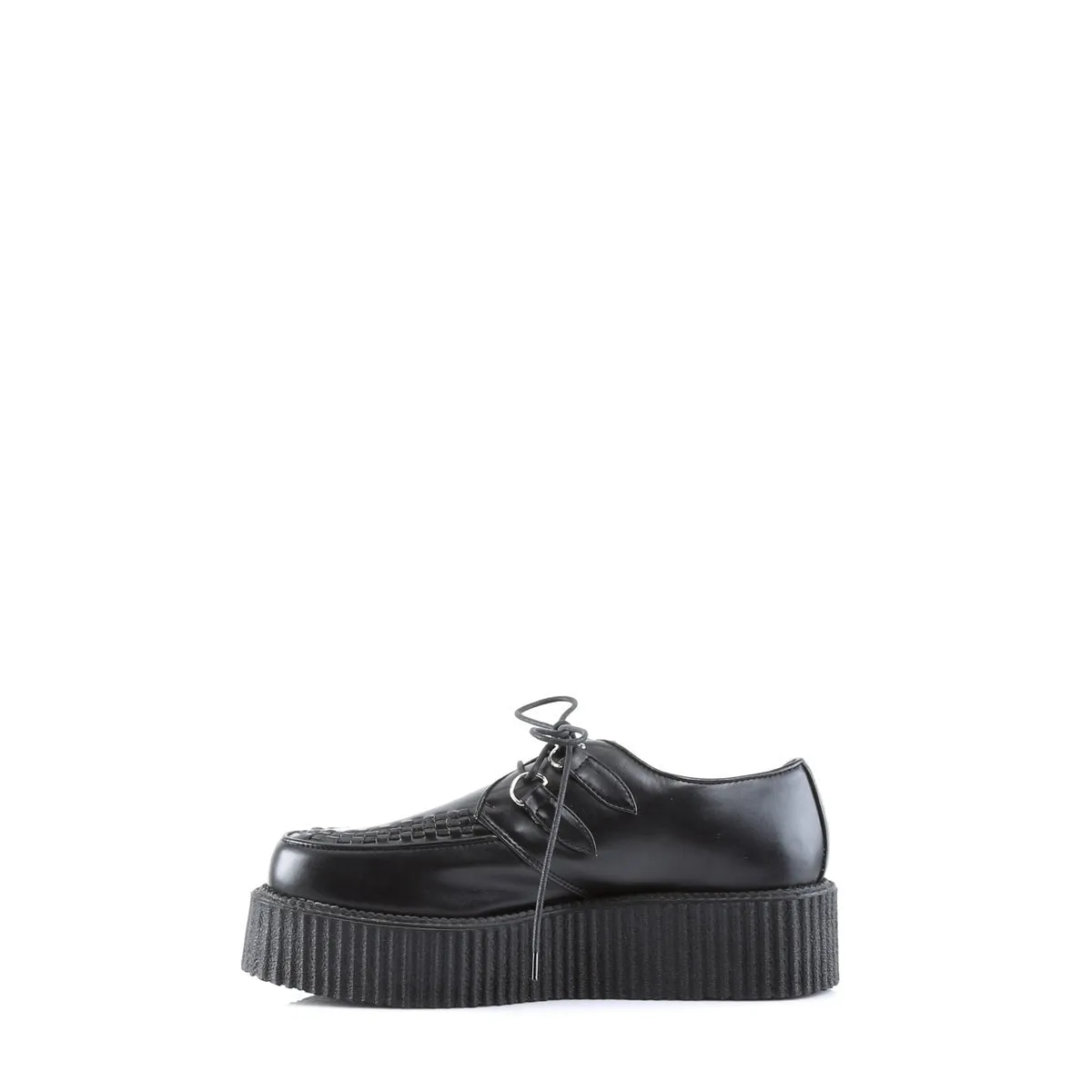 Demonia V-CREEPER-502 | Black Vegan Leather Unisex Creepers