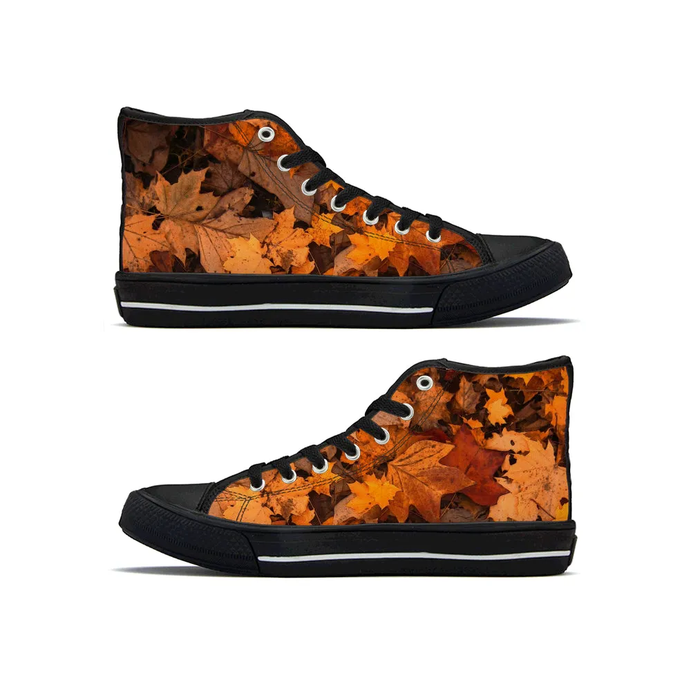 Diverse Panda Autumn Leaves 2 Hi Tops