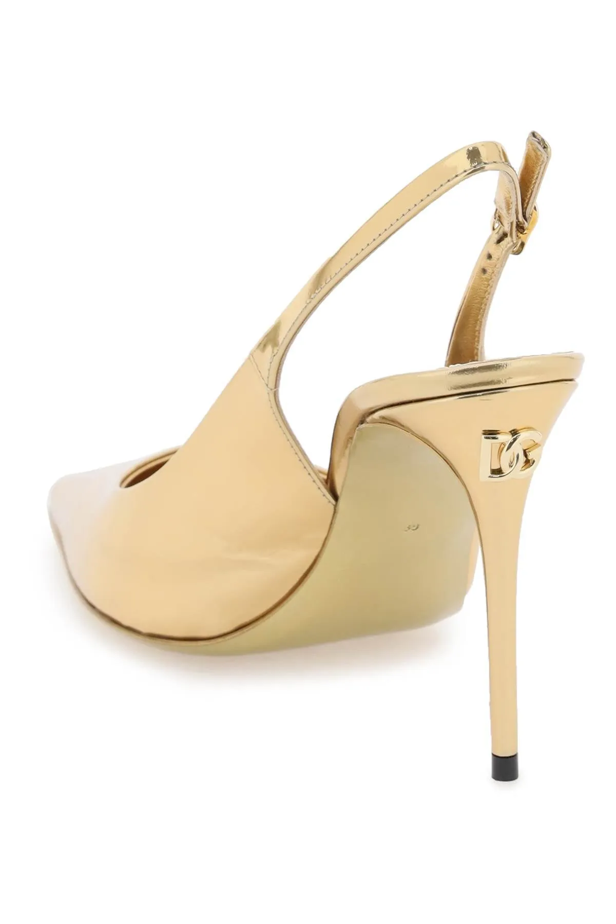 Dolce & Gabbana Laminated Leather Pumps (Size - 40)