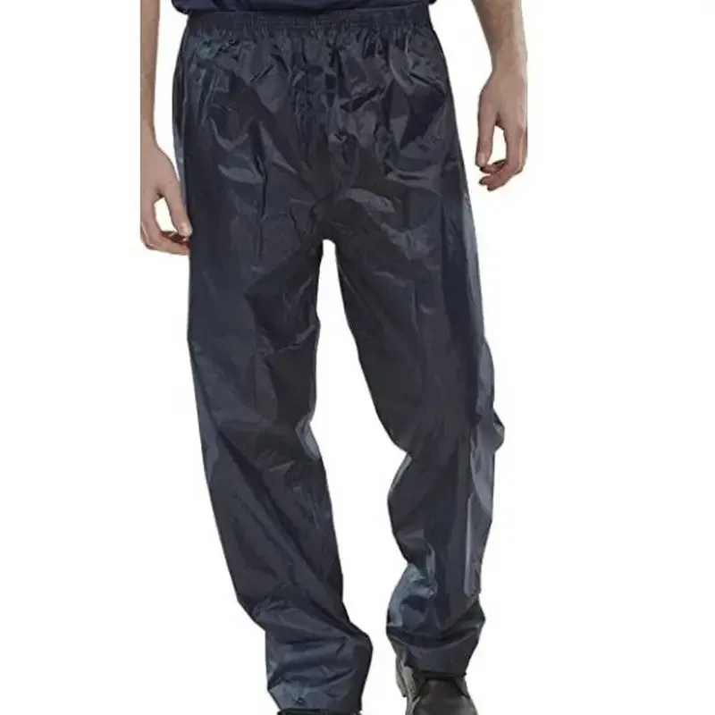 Dri Weatherproof Dry Navy Nylon Trousers - Medium