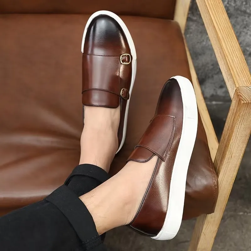 ElegantStride Fashionable Slip-On Platform Shoes