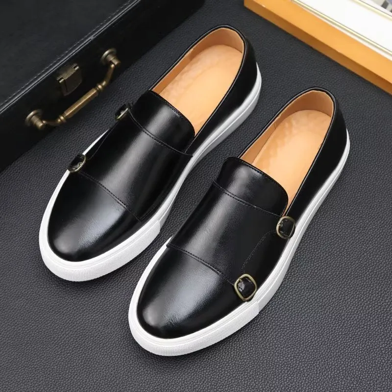 ElegantStride Fashionable Slip-On Platform Shoes