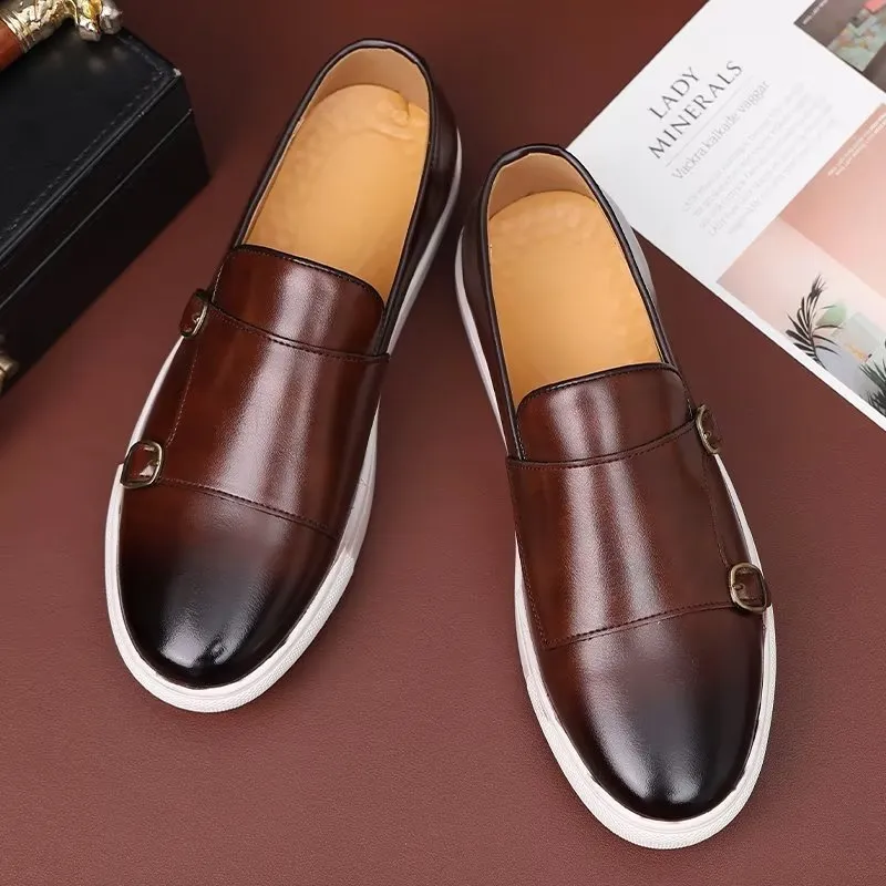 ElegantStride Fashionable Slip-On Platform Shoes