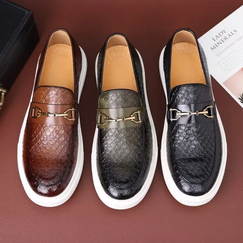 ElegantStride Slip-On Platform Shoes