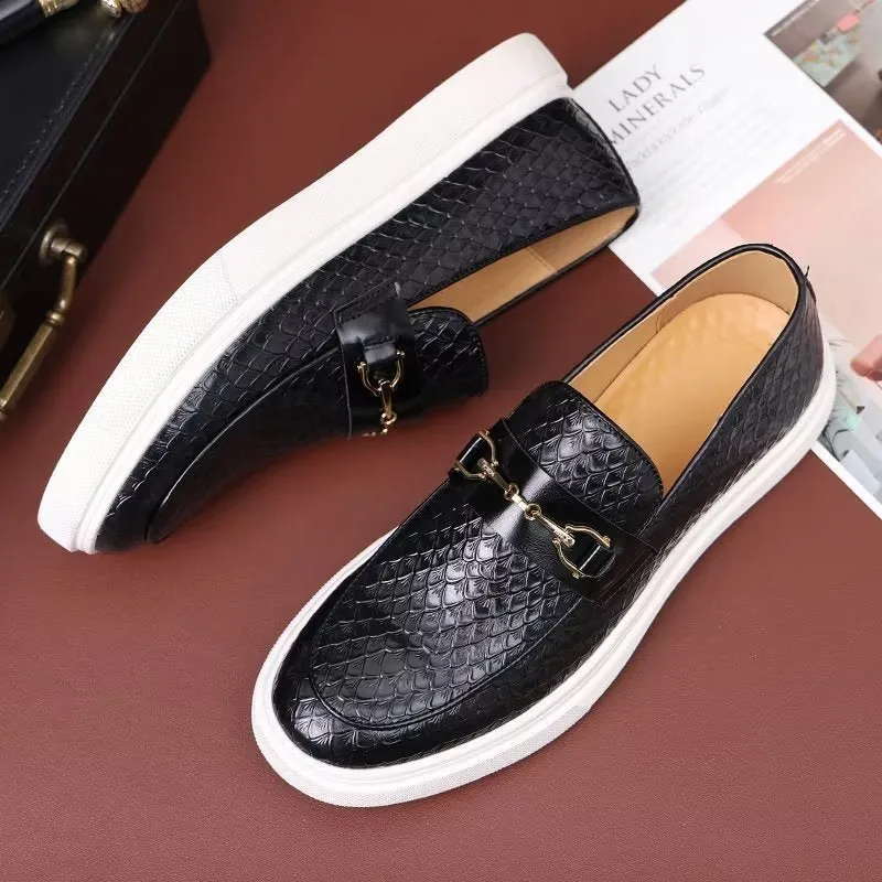 ElegantStride Slip-On Platform Shoes