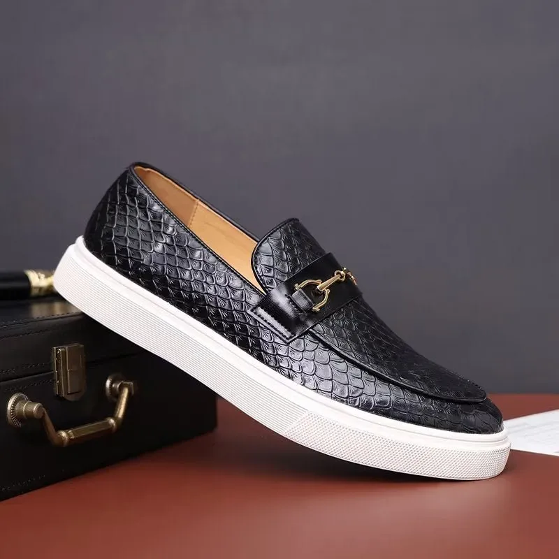 ElegantStride Slip-On Platform Shoes