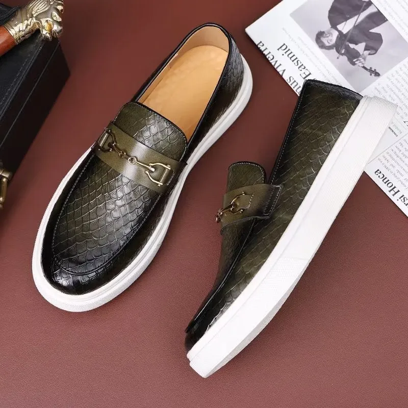 ElegantStride Slip-On Platform Shoes