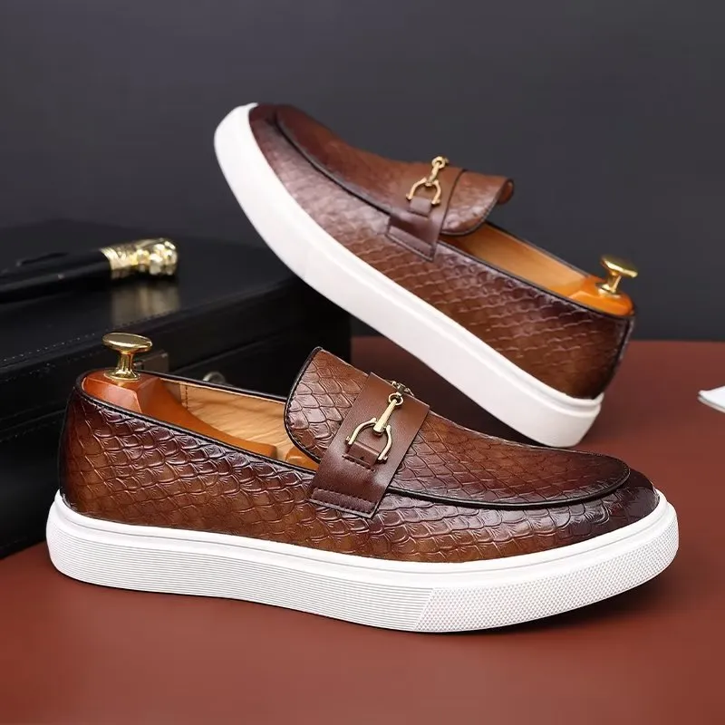 ElegantStride Slip-On Platform Shoes