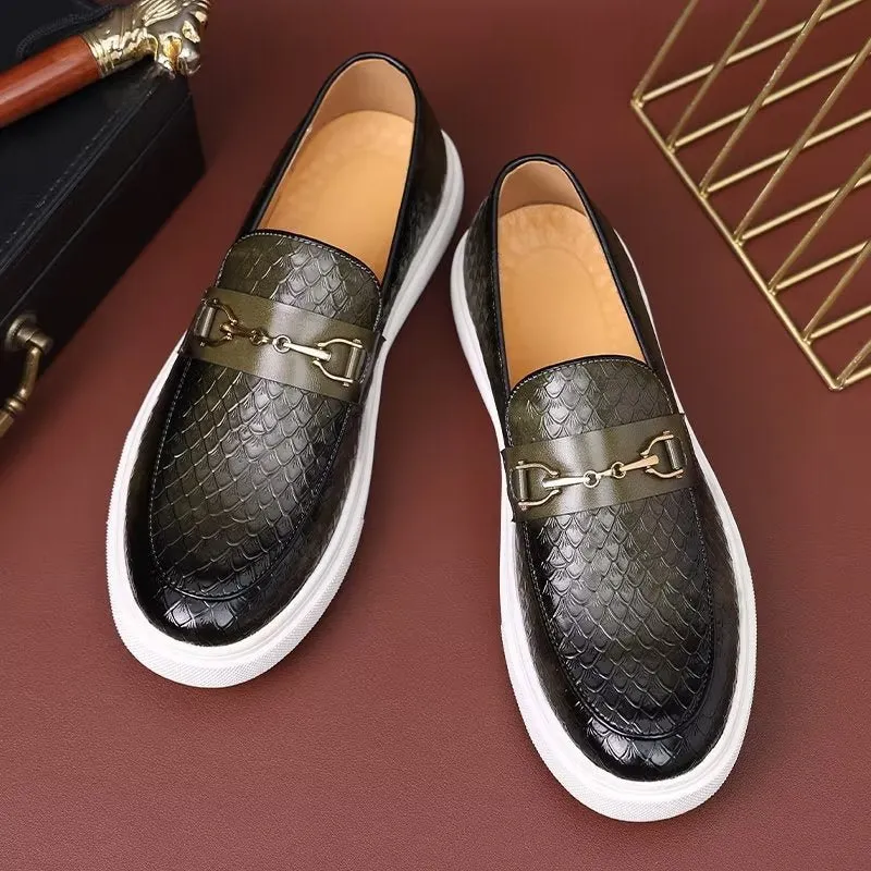 ElegantStride Slip-On Platform Shoes