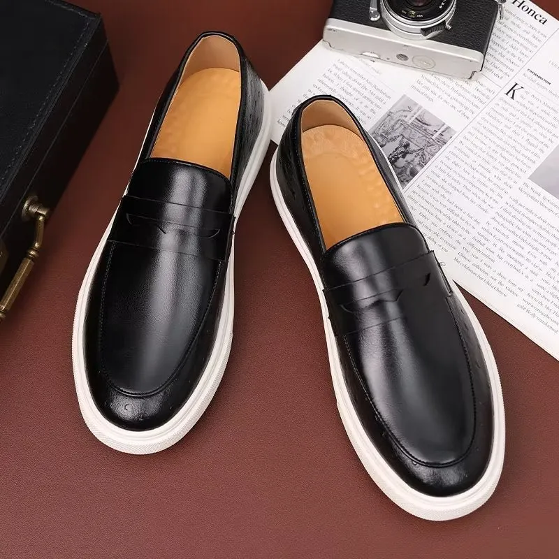 ElegStride Fashionable Slip-On Platform Shoes