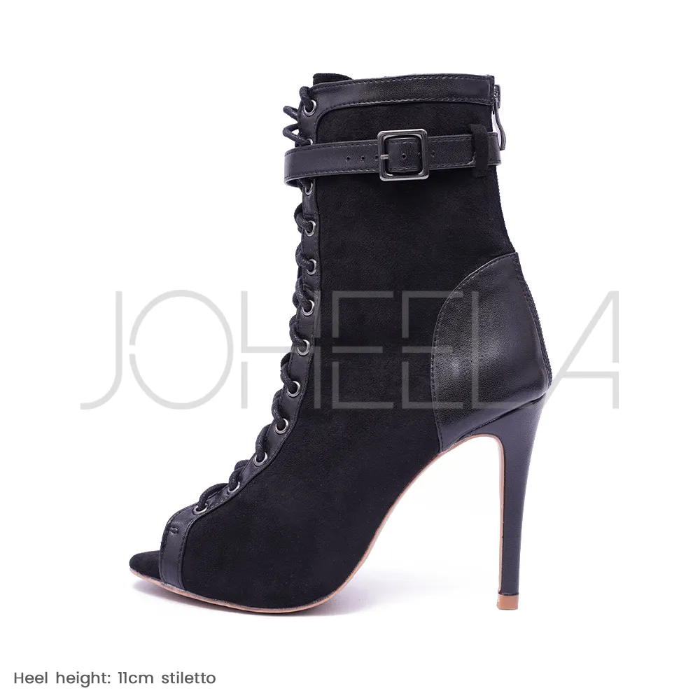 Emily noir - Talons stilettos slim - Personnalisable