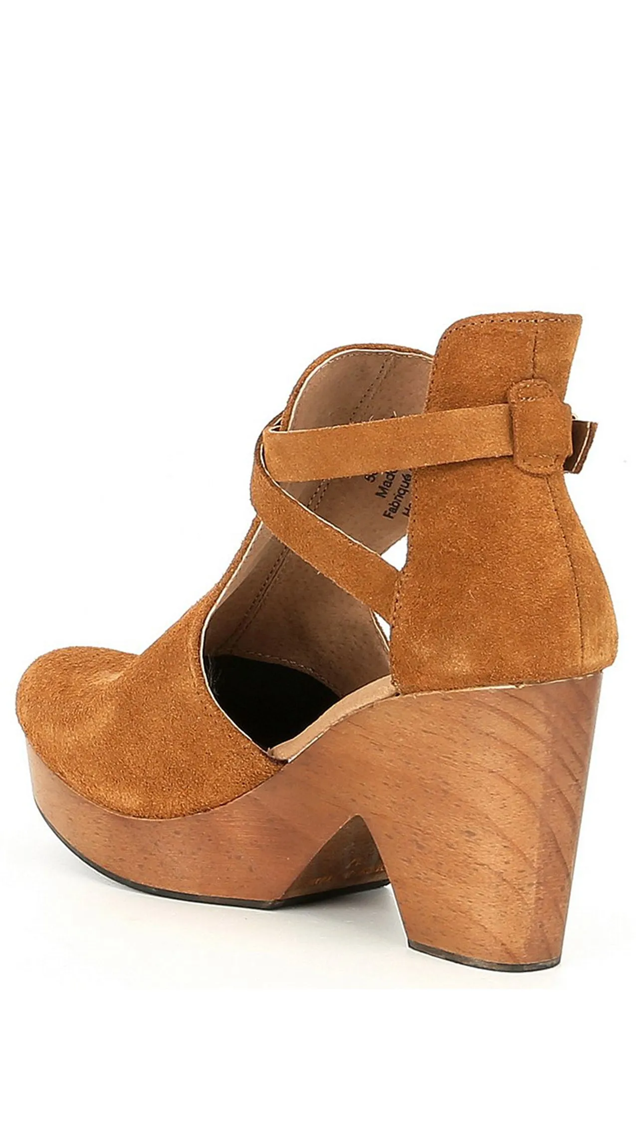 Free People Cedar Suede Buckle Clogs Taupe