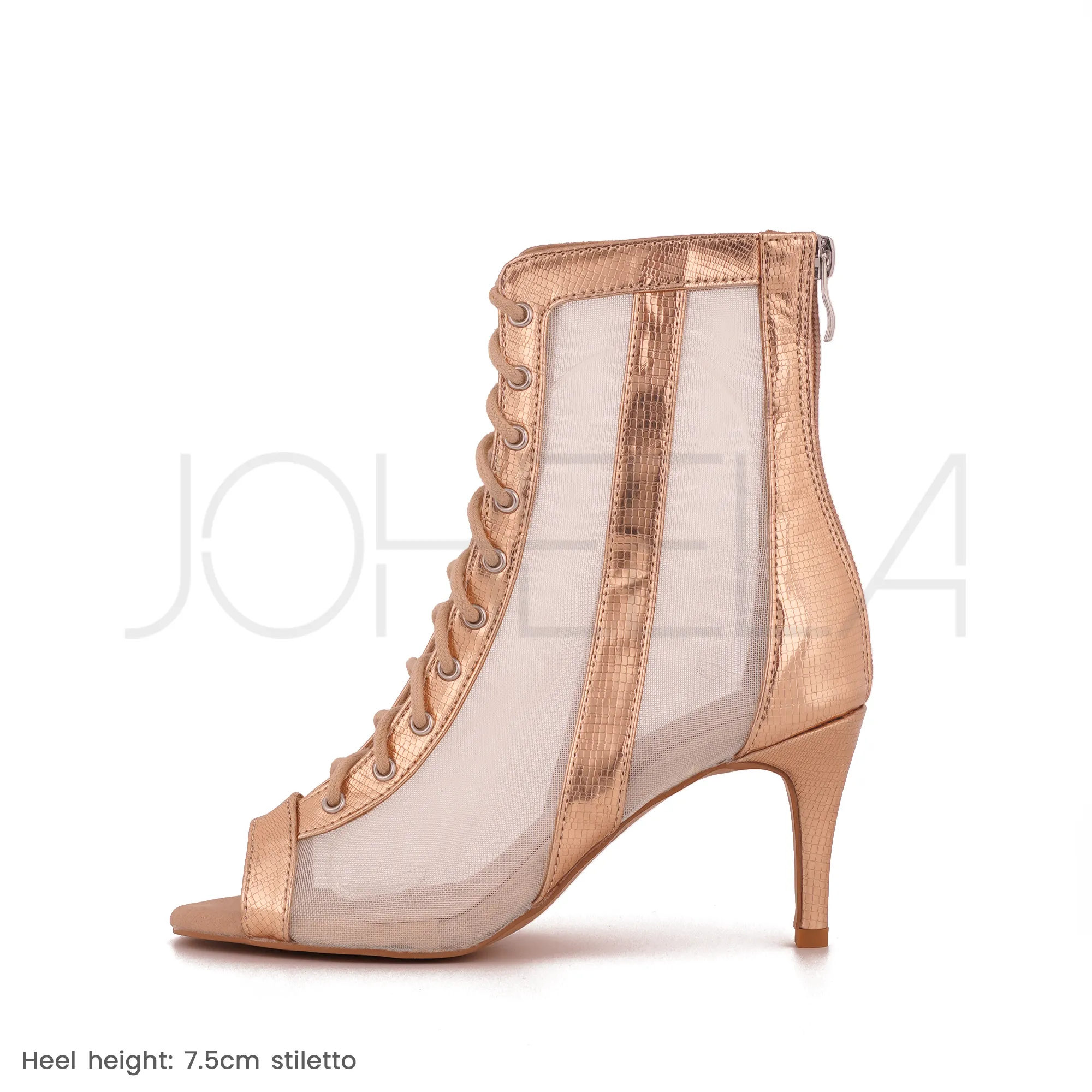 Lexie rose gold - Talons stilettos standard - Personnalisable