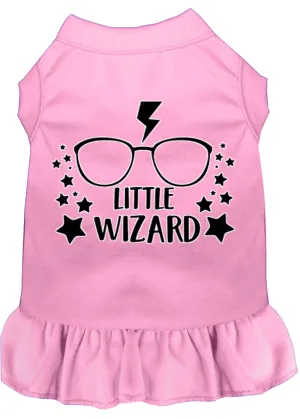 Little Wizard Screen Print Dog Dress Light Pink Xxl (18)