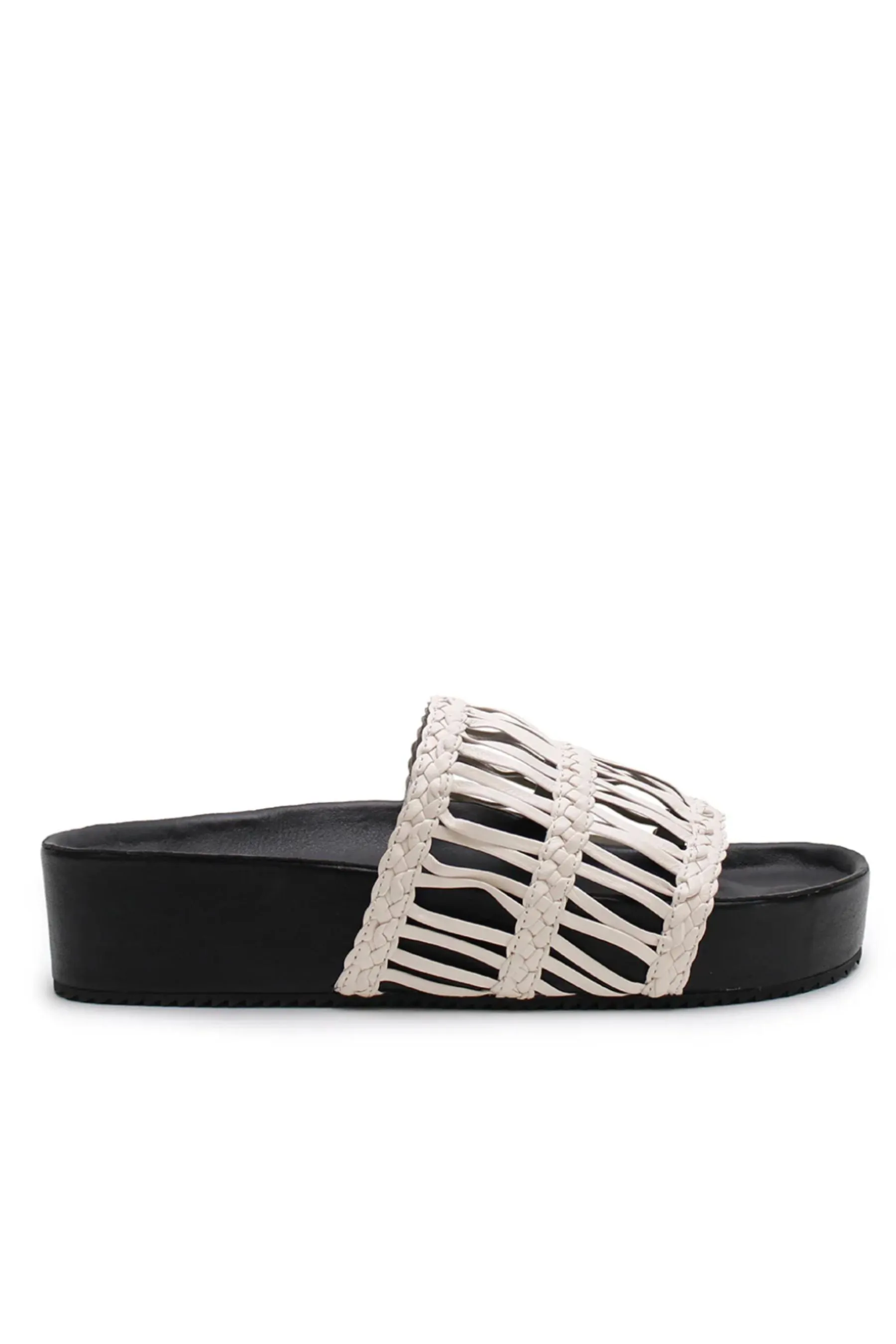 Lou Platform Slide | Mist/Black