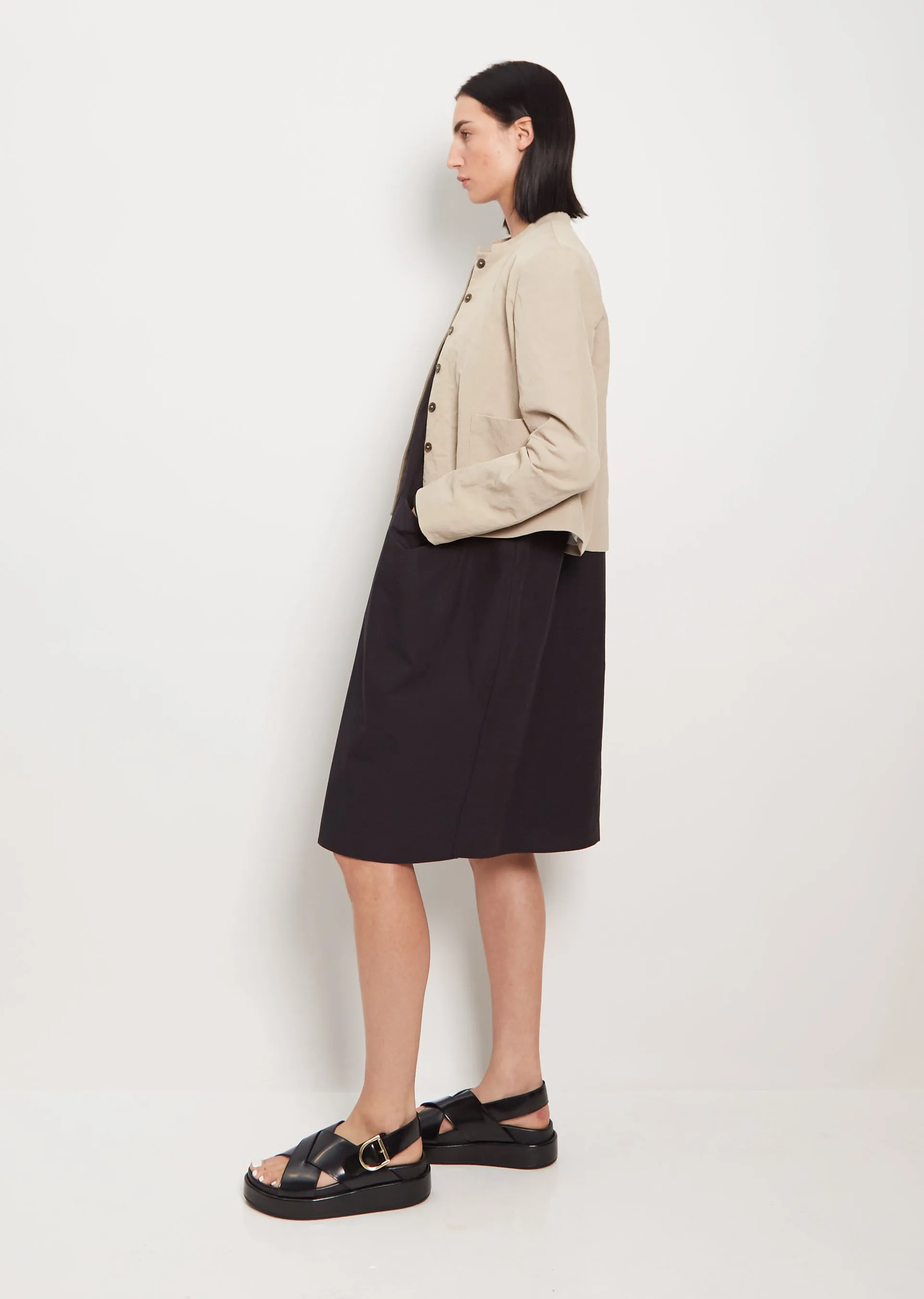 Mini Band Collar Jacket