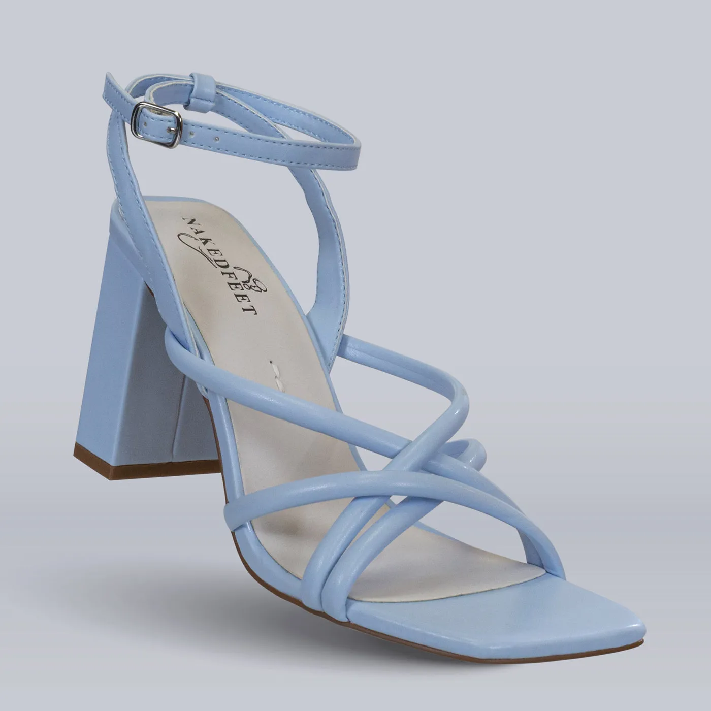 MOOD in LIGHT BLUE Heeled Sandals