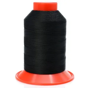 Serafil Threads - Black (Color Code 4000 - 900meter Size #30) - Threads for Shoes, Leather, Canvas and Upholstery Sewing