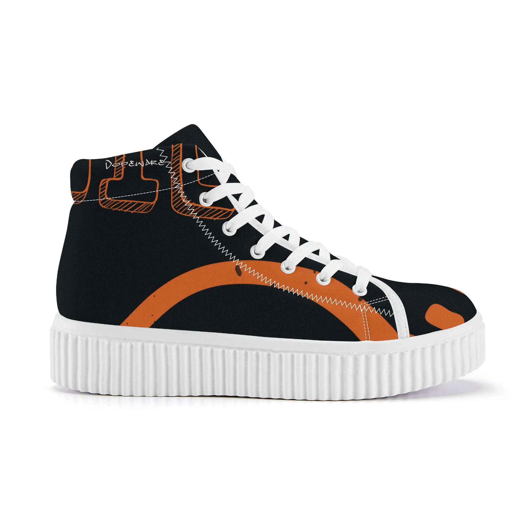 SF_F54 Women's High Top Platform Shoes