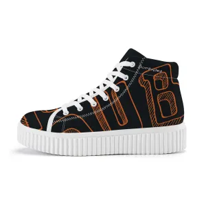 SF_F54 Women's High Top Platform Shoes