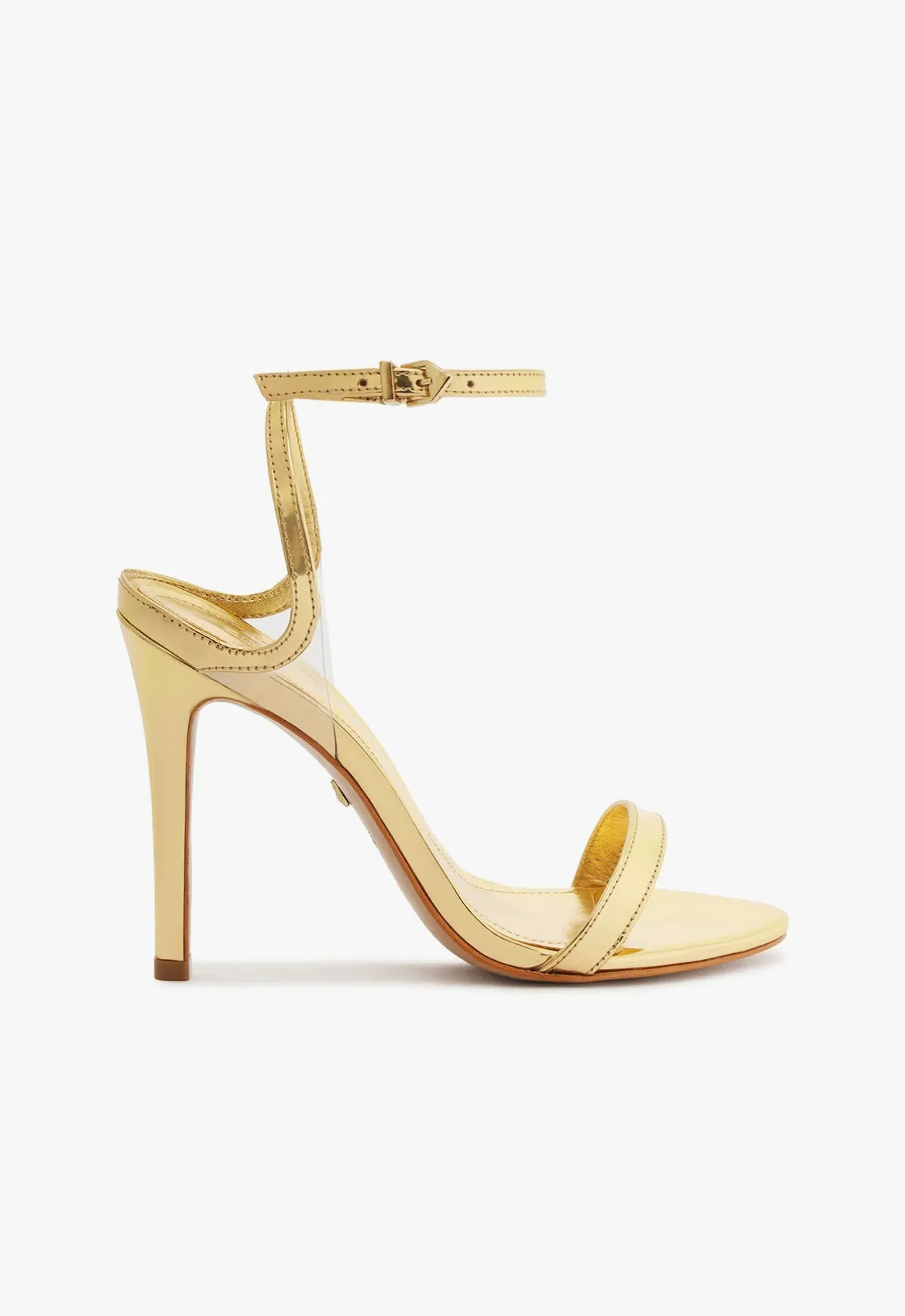 Skye Vinyl & Specchio Leather Sandal