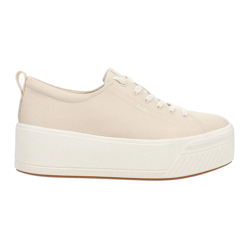 Skyler Canvas Lace Up Platform Sneakers