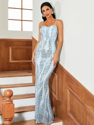 Spaghetti Mermaid Backless Evening Dress RY40067