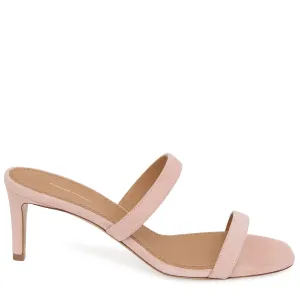 Suede Fino Sandal - Dusty Rose