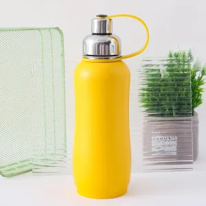 The Better Home 750ml | Insulated Thermosteel Bottle | Hot and Cold Water Bottle for Office, Gym, School | Leakproof | Vacuum Insulated Water Bottles | Easy Carry Flask for Kids/Adults | Yellow