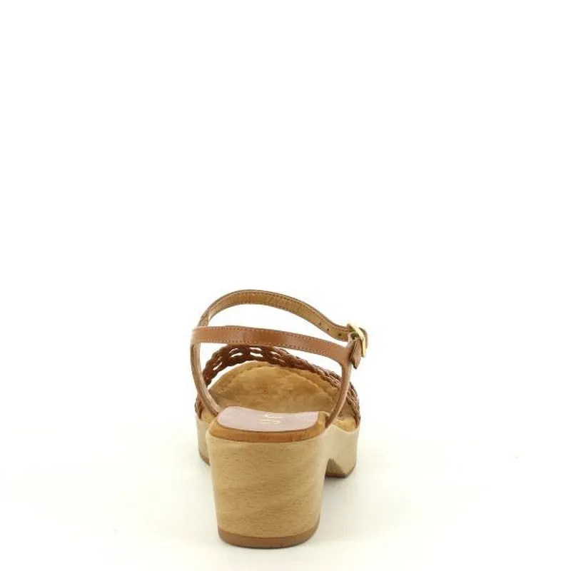 Unisa Ilobi Tan Heeled Sandal