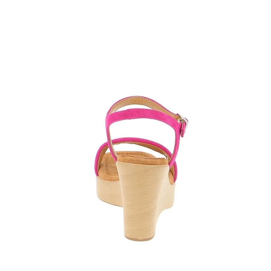 Unisa Rita Pink Wedge Sandal