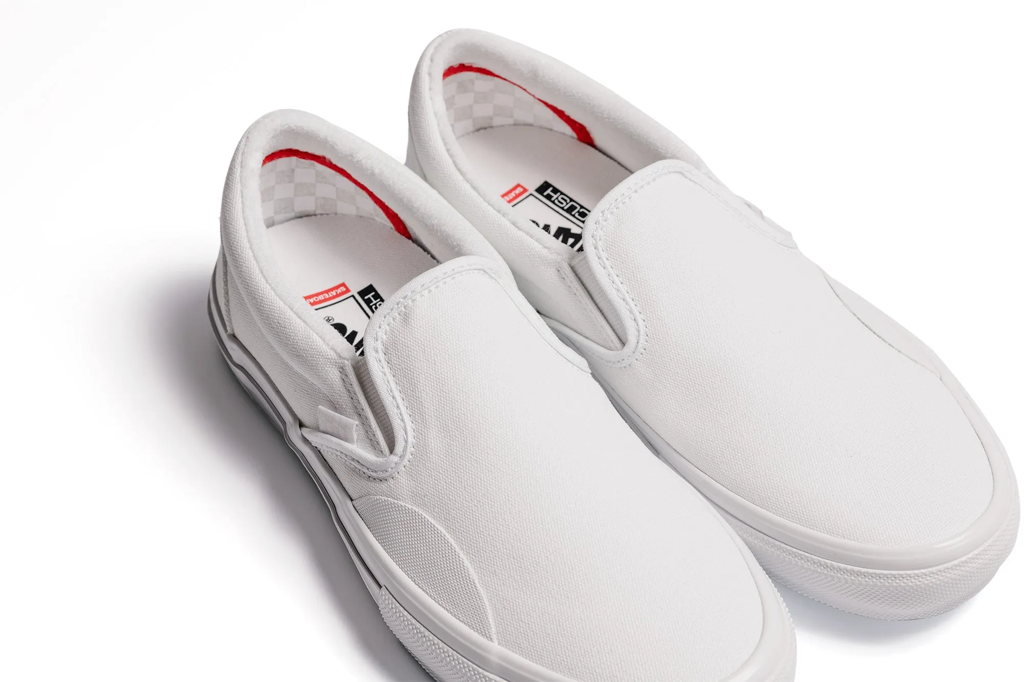 Vans x Lovenskate Skate Slip-On Shoes - White/White