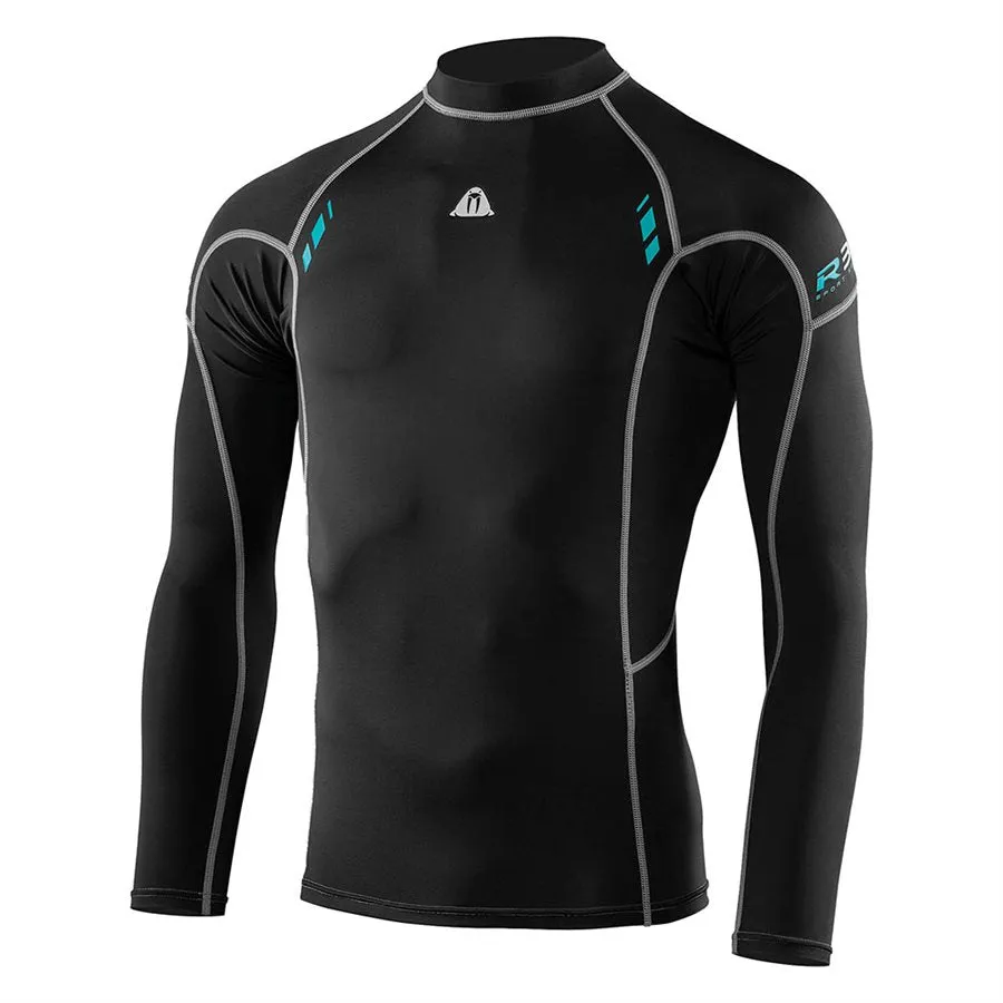 Waterproof MALE LONG SLEEVE RASH GUARD