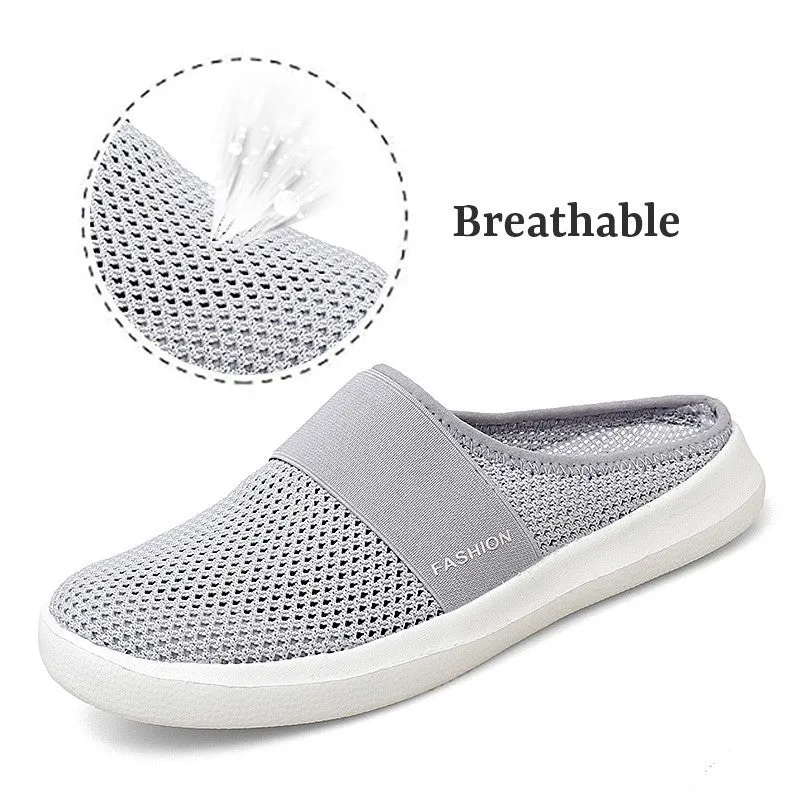 Women's summer spring breathable slip-on leisure sneakers